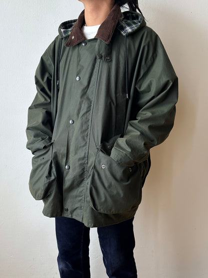 1990s British waxed cotton jacket