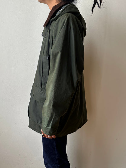1990s British waxed cotton jacket