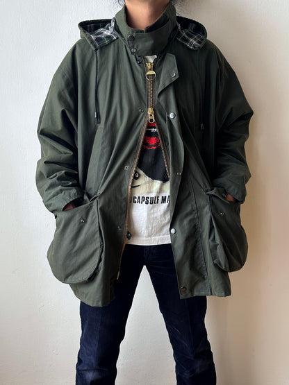 1990s British waxed cotton jacket