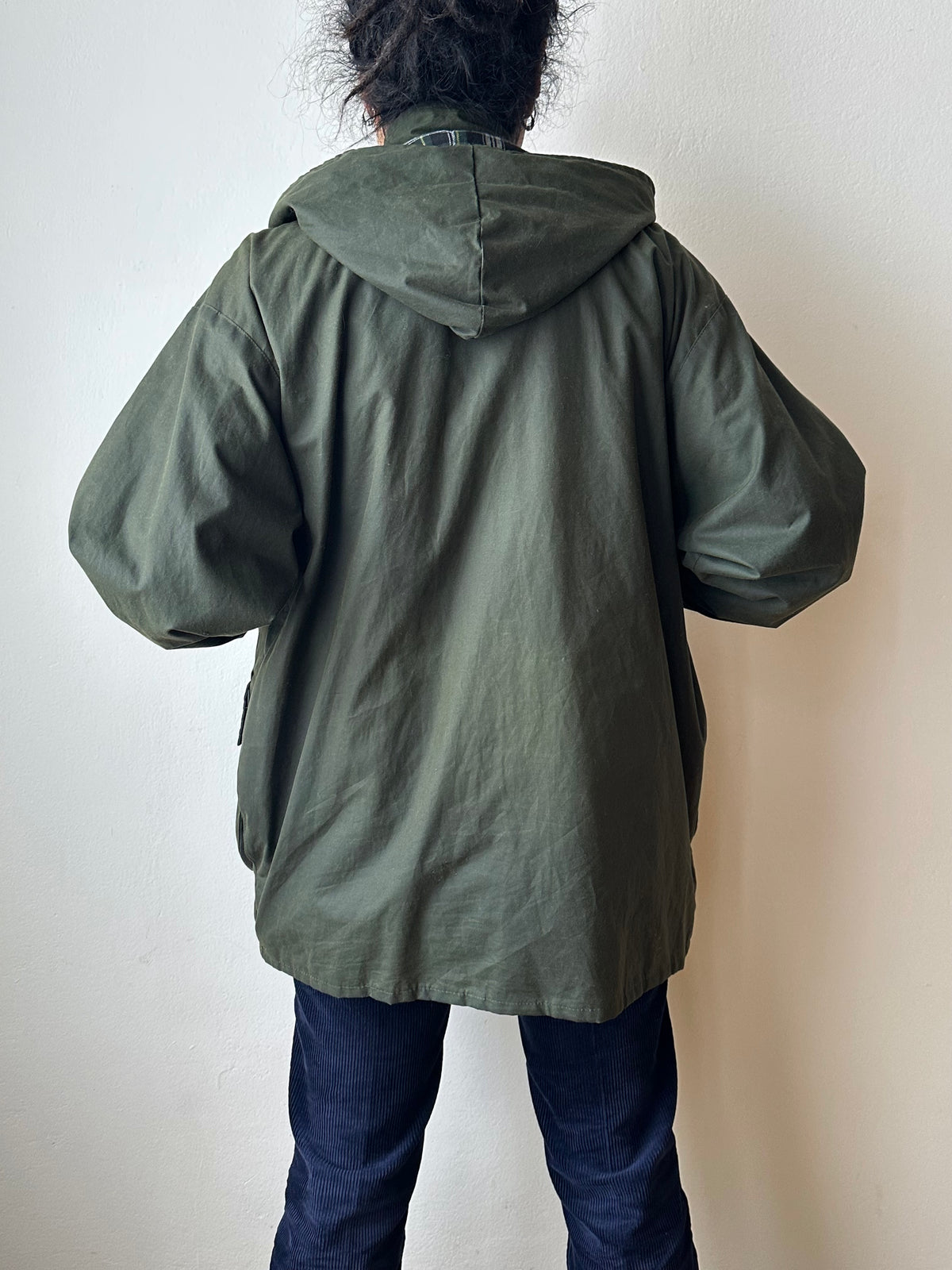 1990s British waxed cotton jacket