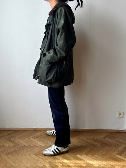 1990s British waxed cotton jacket