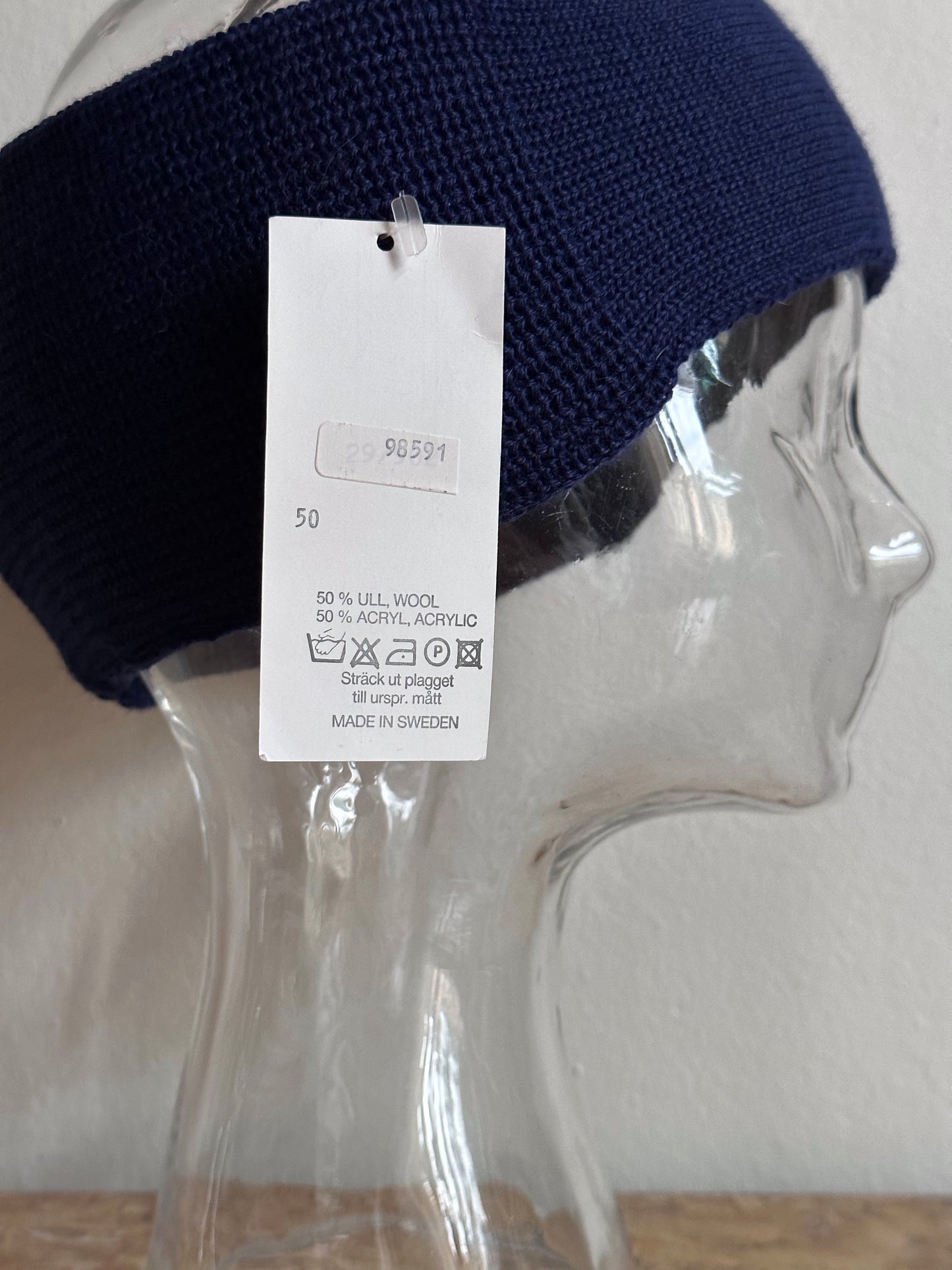 90s Adidas Headband , Dark Navy , Dead stock