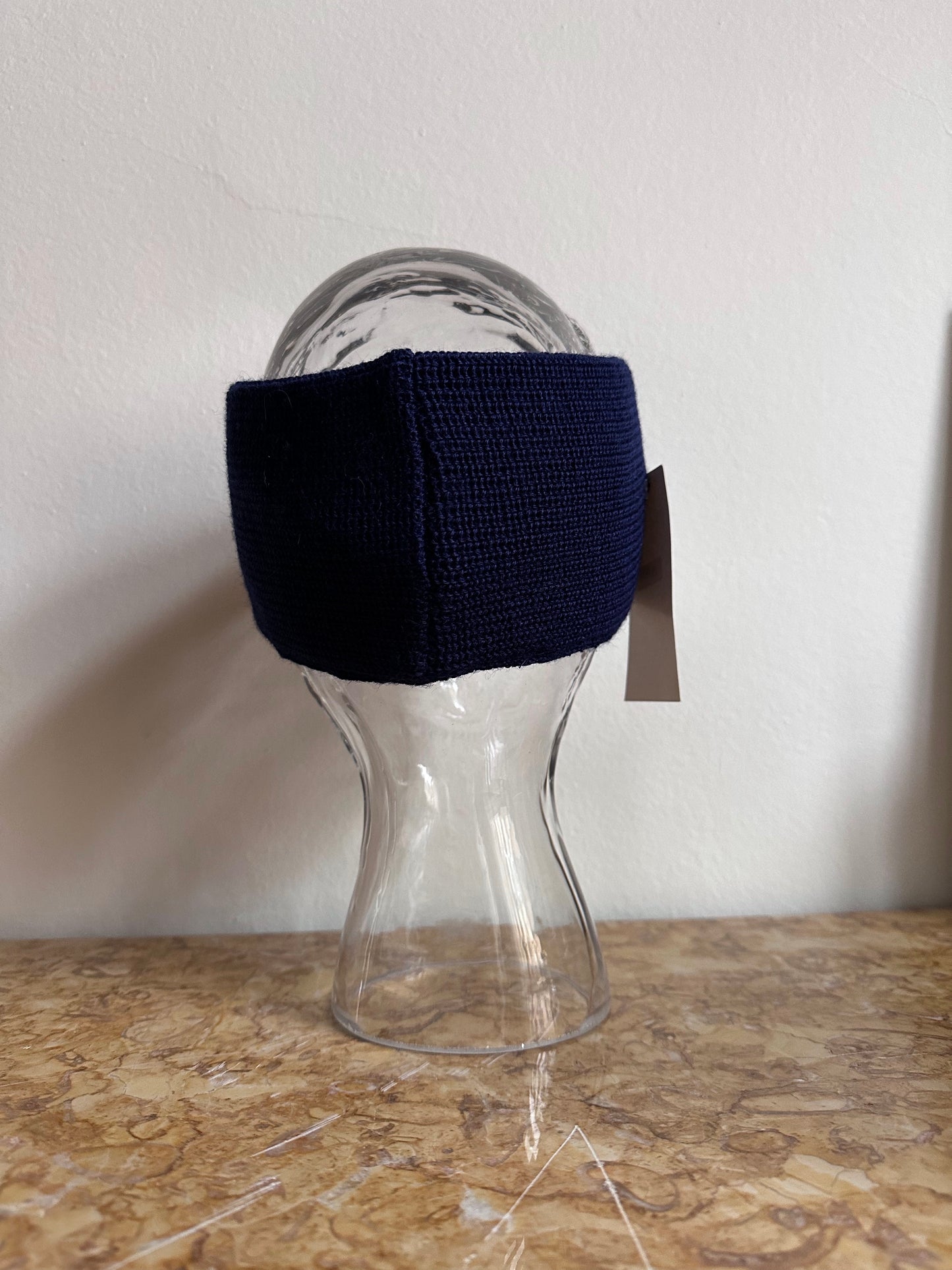 90s Adidas Headband , Dark Navy , Dead stock