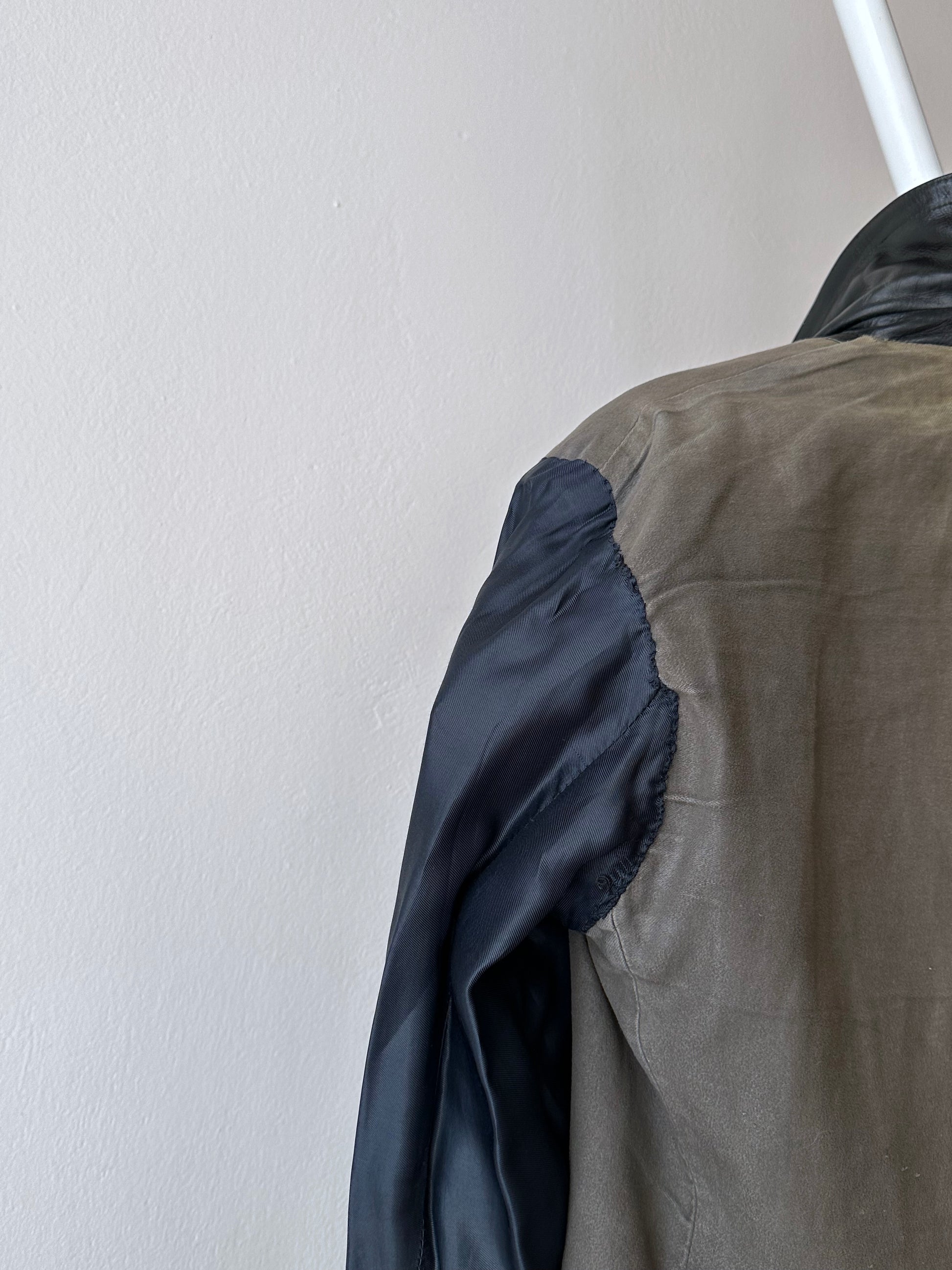 50's 1950's TOTO Praha Prague Vintage clothing store 古着屋 古着 50年代 Leather Jacket Sport Jacket スポジャケ レザージャケット レザー 革ジャン Black 黒 German Germany ドイツ ユーロ古着 ヨーロッパ古着 古着卸 ヴィンテージ プラハ