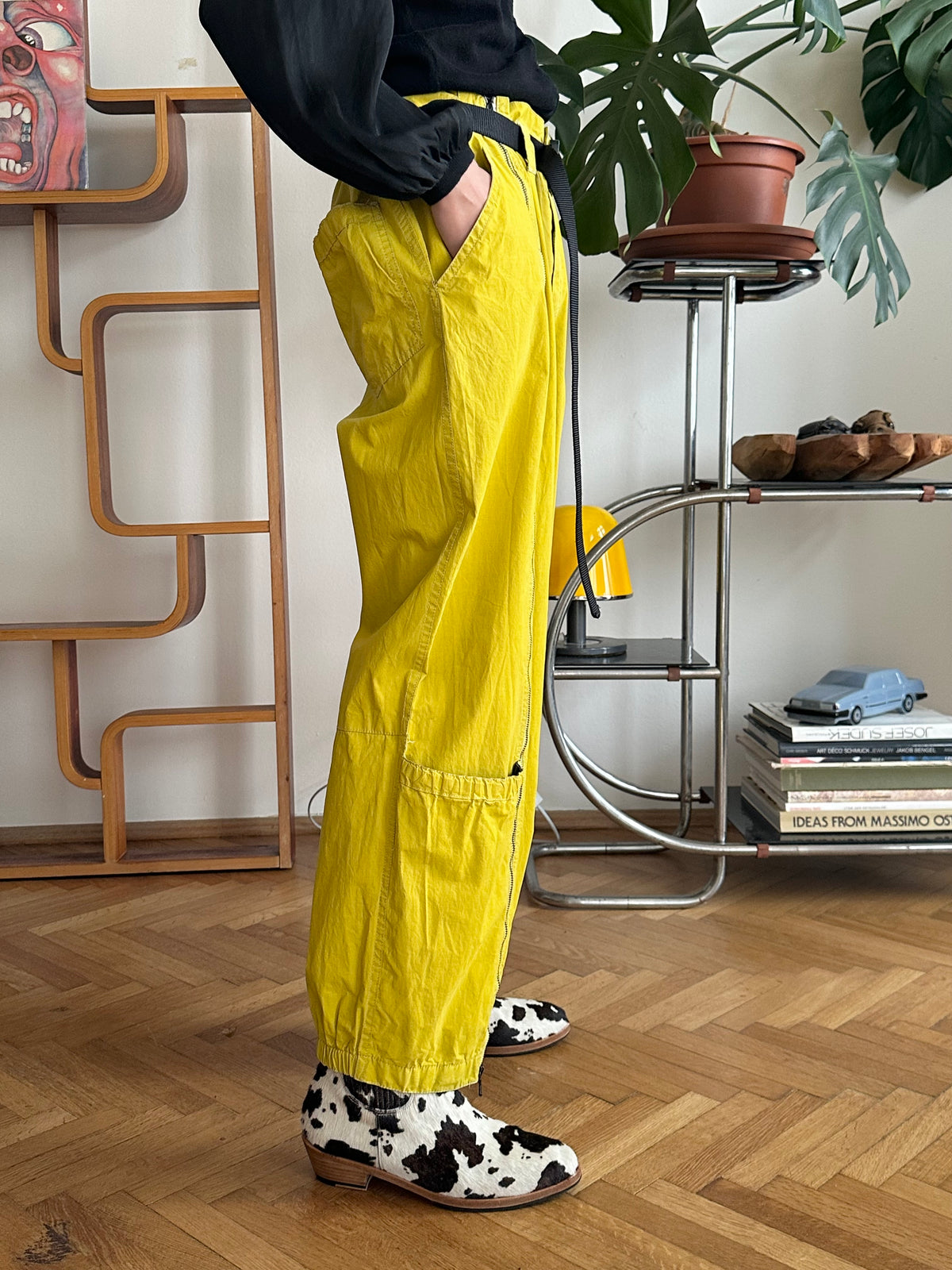 JET SET center zip pants W38
