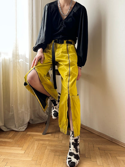 90s Christian Lacroix knit silk cardigan