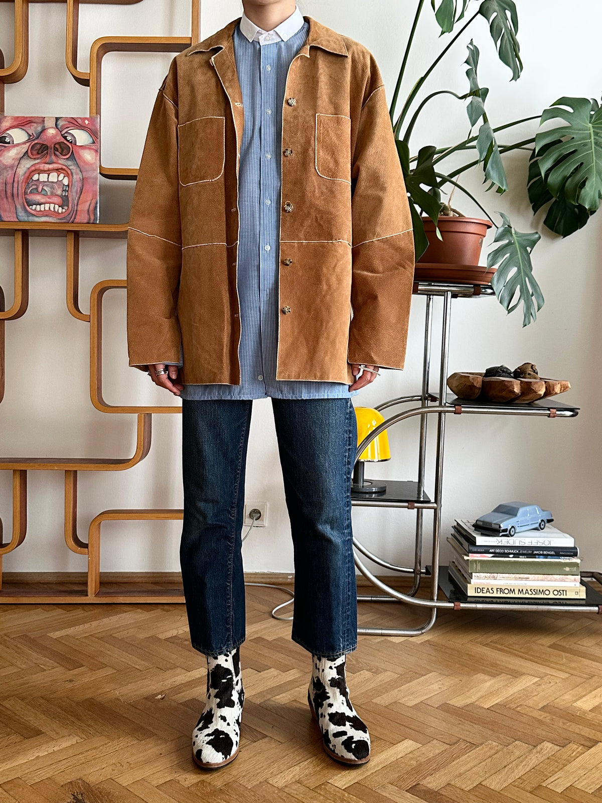 French suede stitch shirt