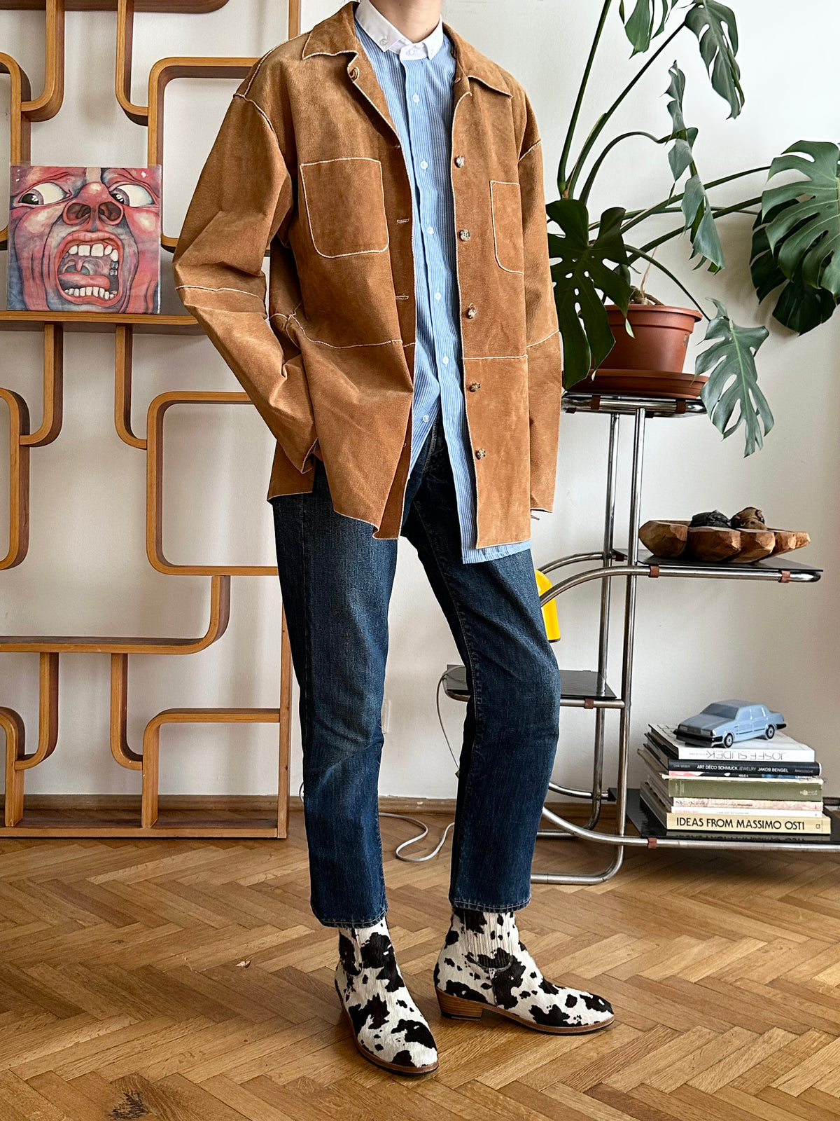 French suede stitch shirt