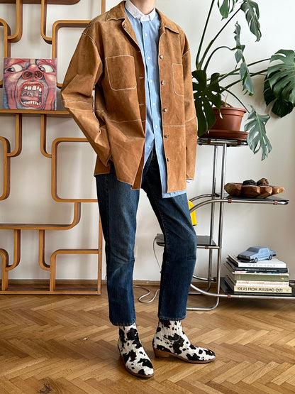 French suede stitch shirt