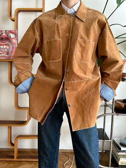 French suede stitch shirt