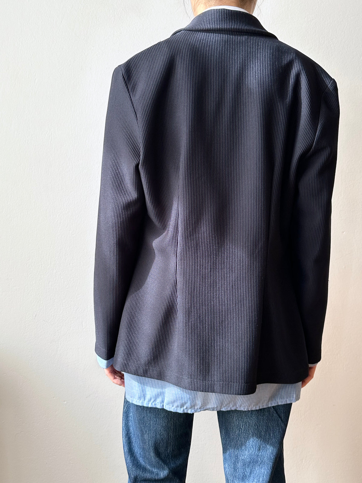 France jersey rib tailored jacket