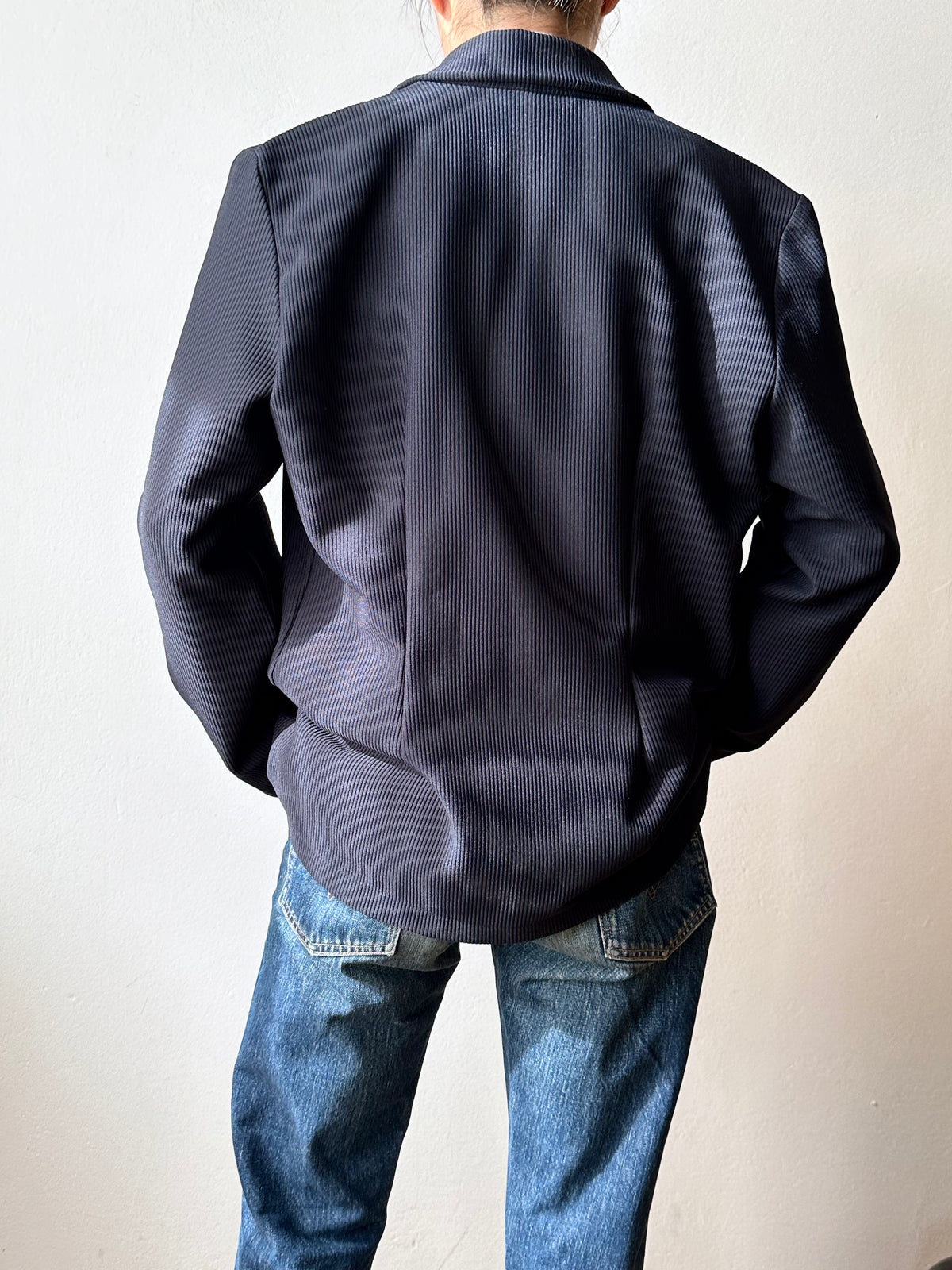France jersey rib tailored jacket
