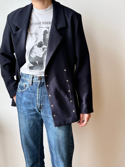 France jersey rib tailored jacket