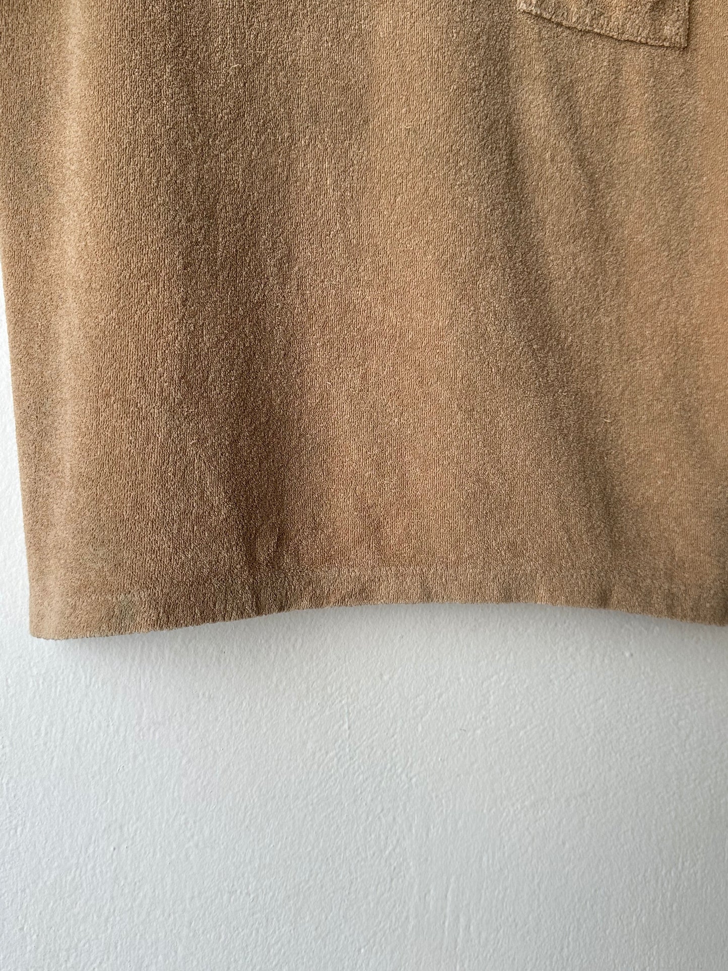 Vintage St Michael towelling shirt, UK - M