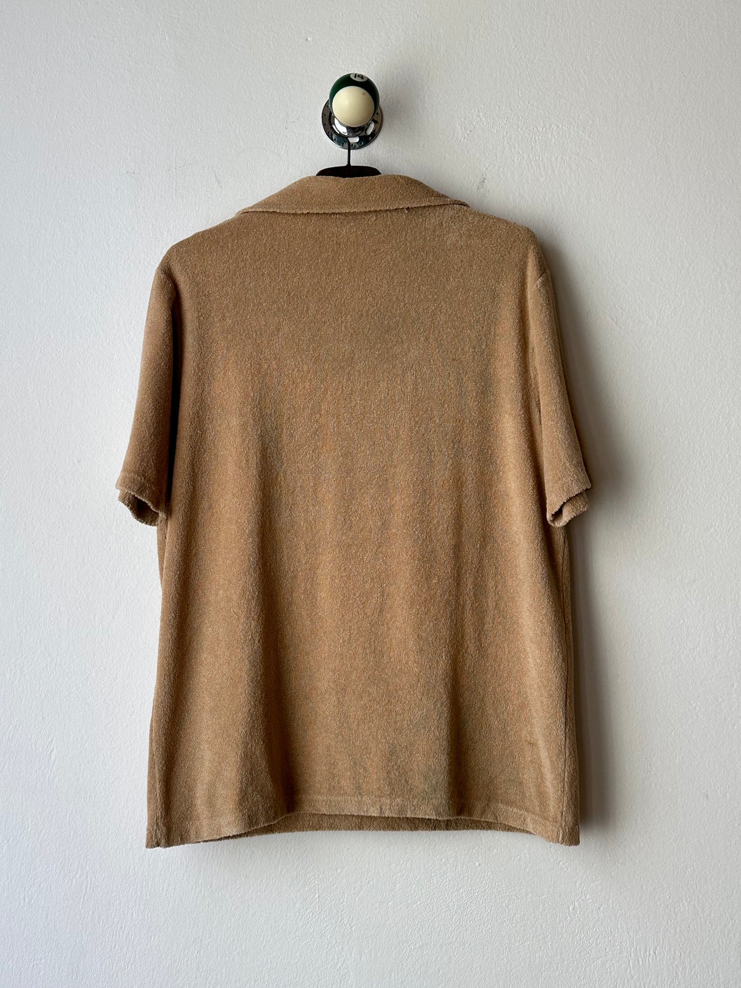 Vintage St Michael towelling shirt, UK - M