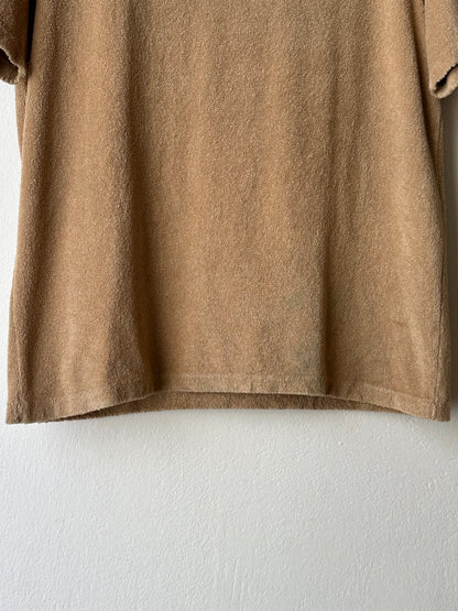 Vintage St Michael towelling shirt, UK - M