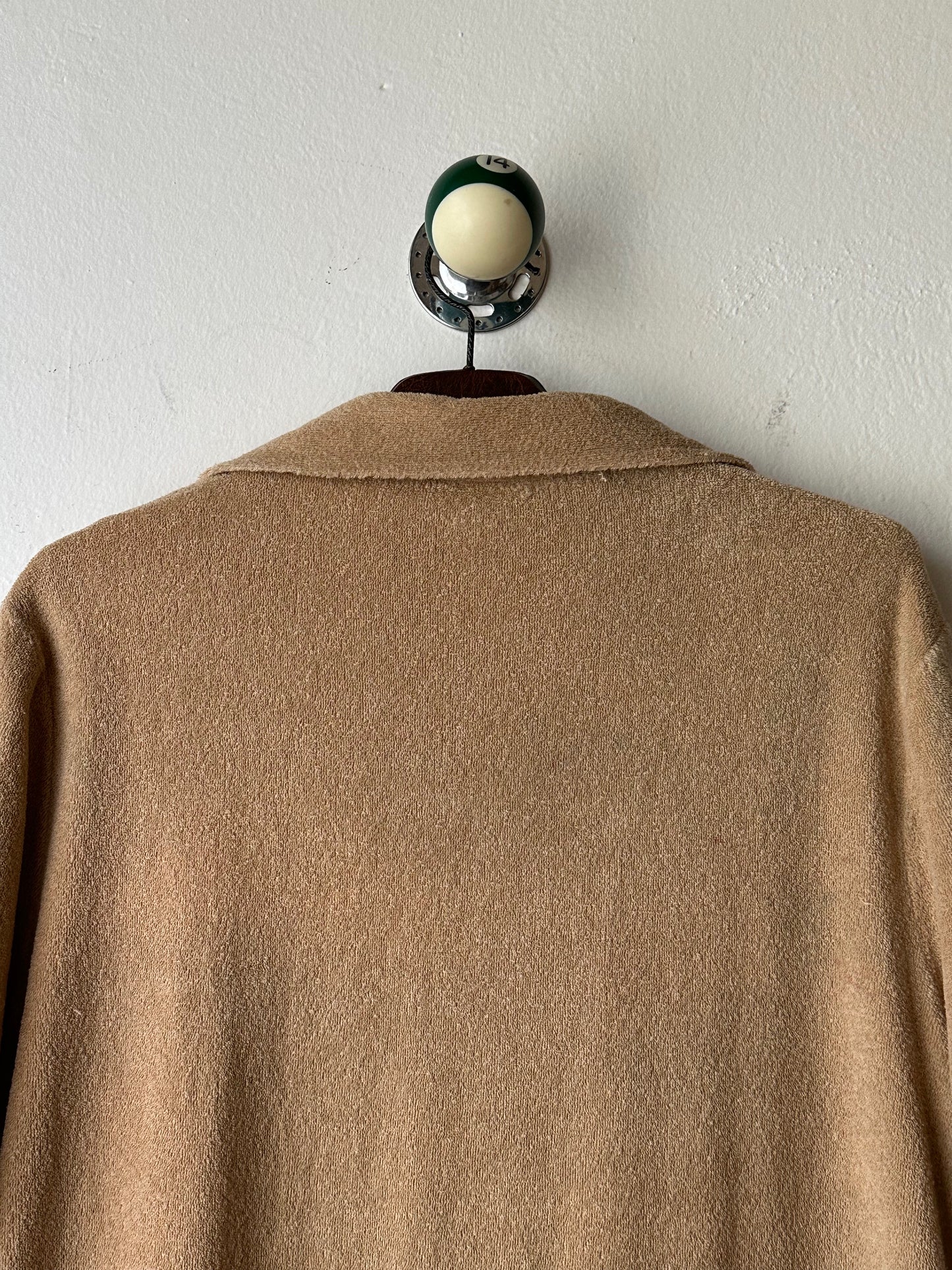 Vintage St Michael towelling shirt, UK - M