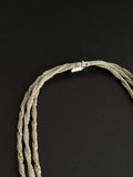 triplets mesh rope necklace
