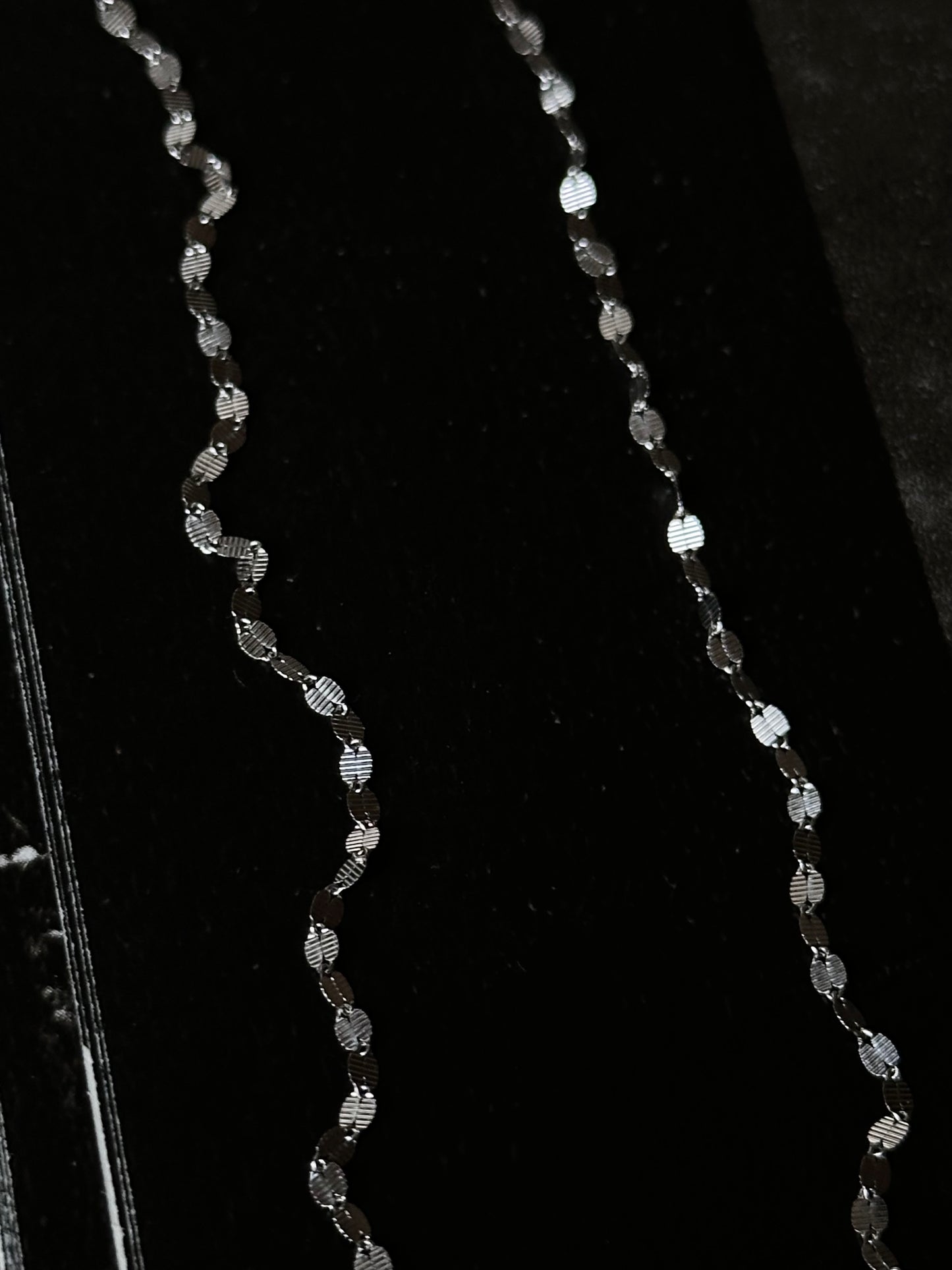 Italy 925 tiny chain necklace - disc