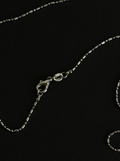 925 morse necklace