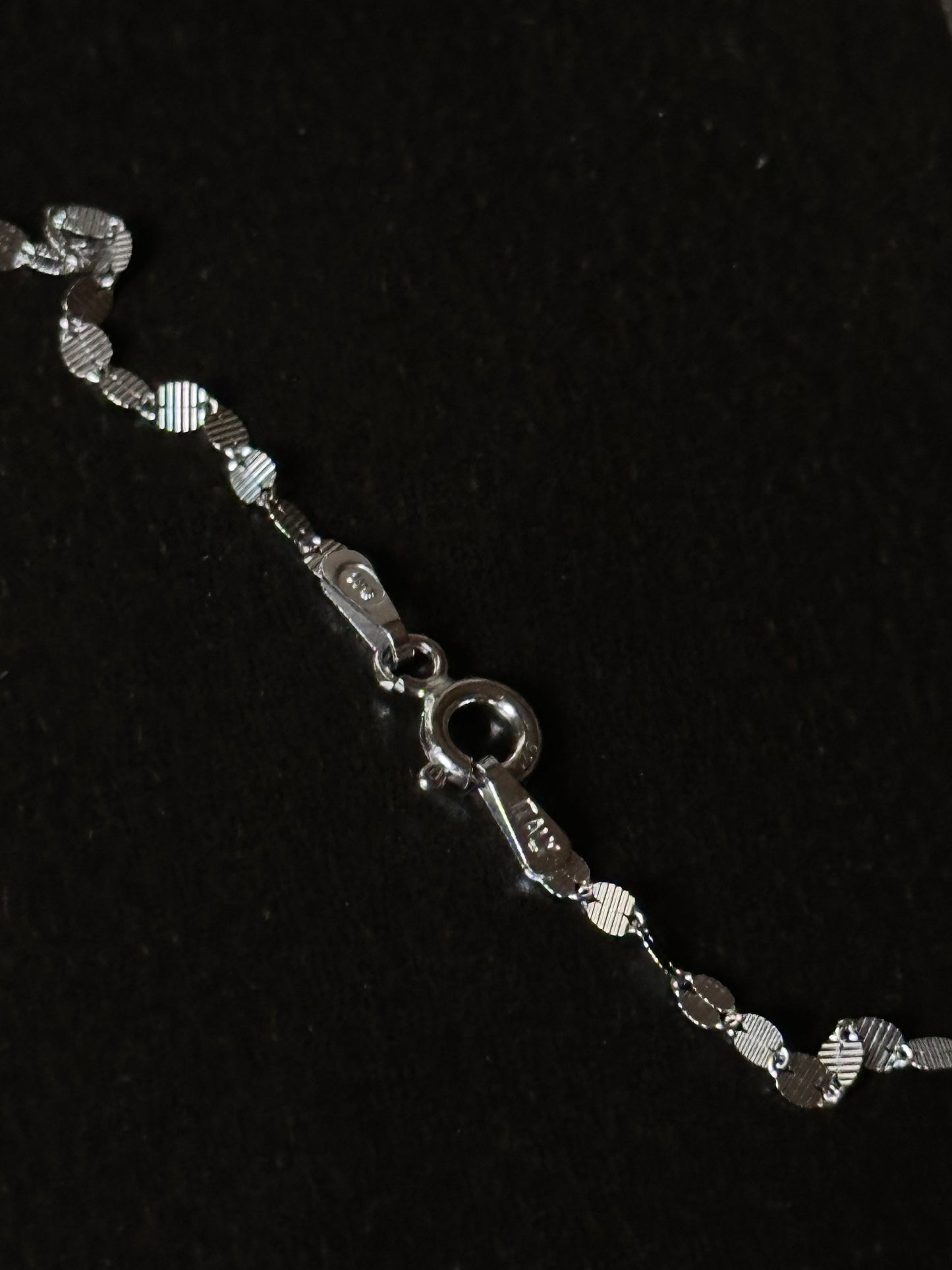 Italy 925 tiny chain necklace - disc