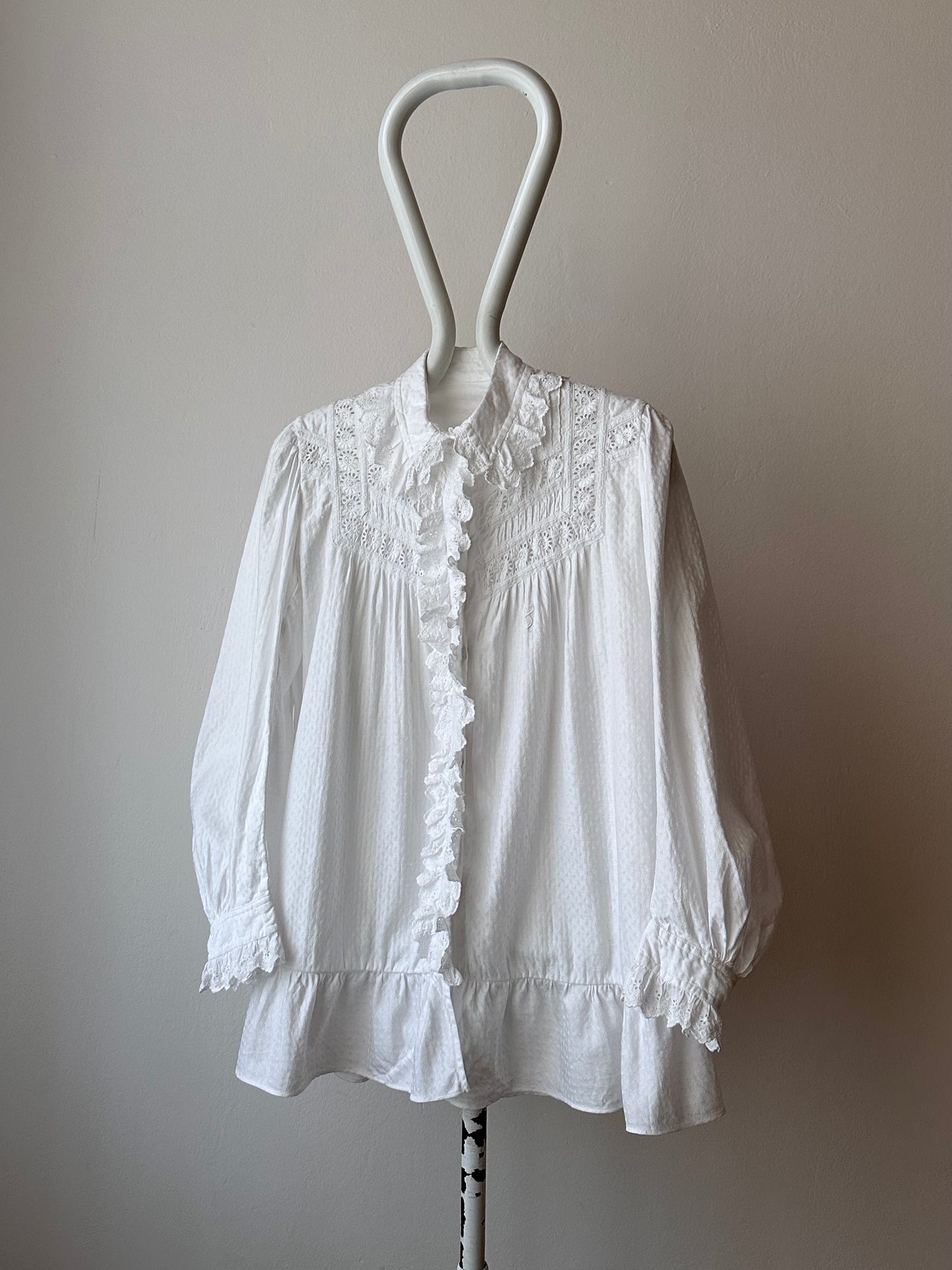 1900s German antique lace blouse