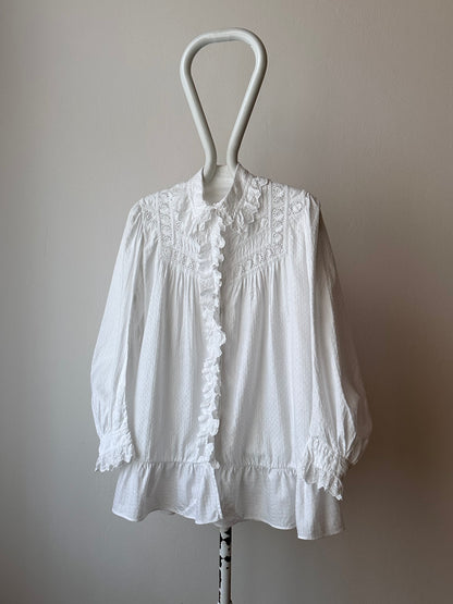 1900s German antique lace blouse