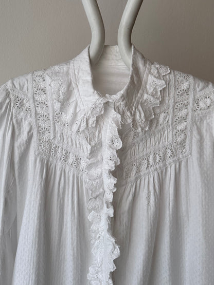1900s German antique lace blouse