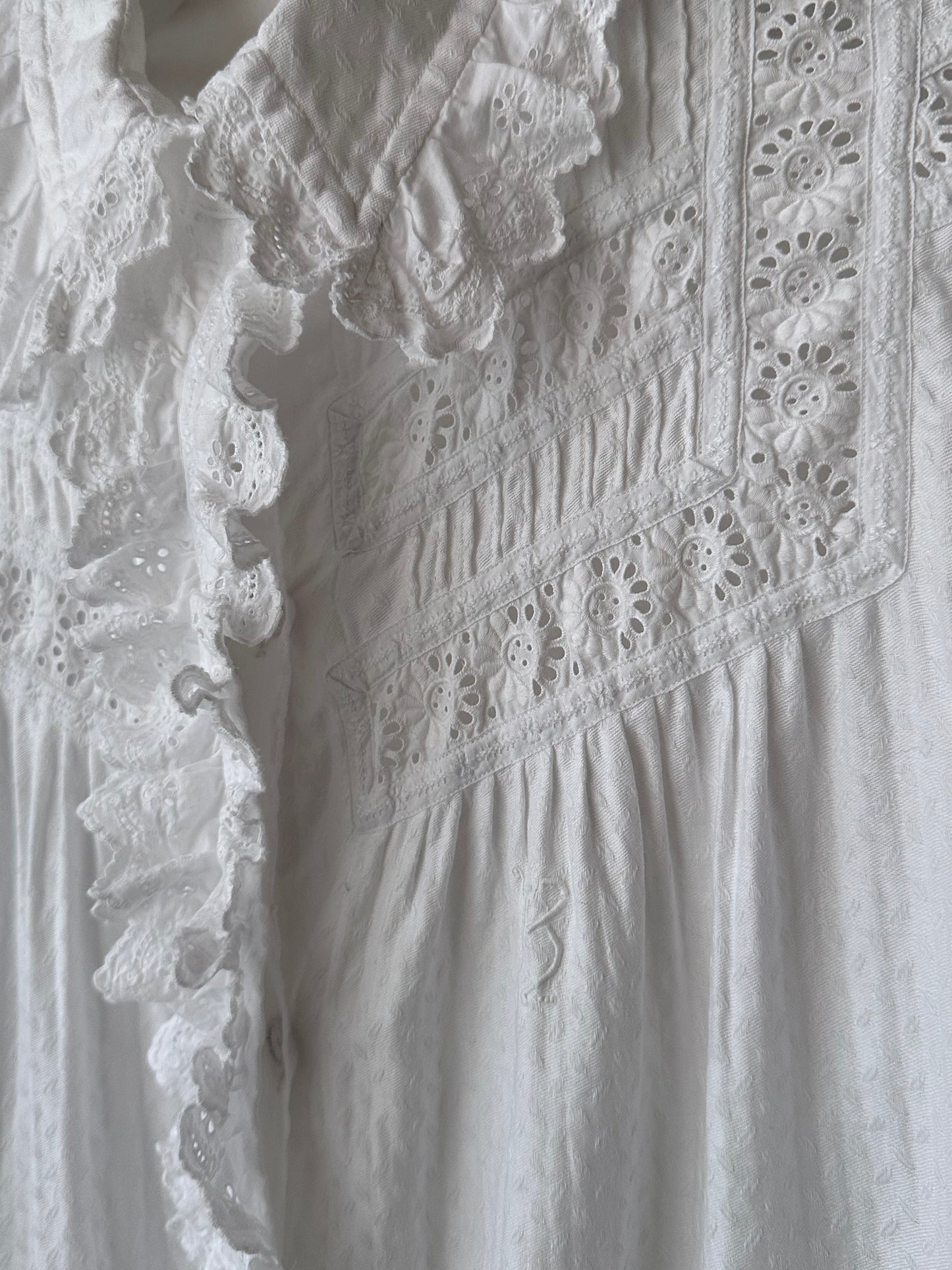 1900s German antique lace blouse
