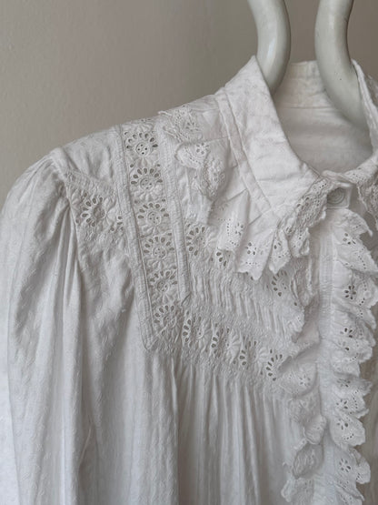 1900s German antique lace blouse