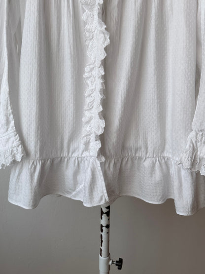 1900s German antique lace blouse