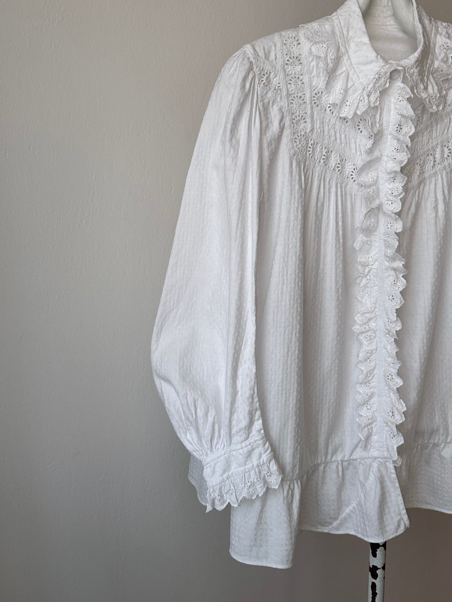 1900s German antique lace blouse