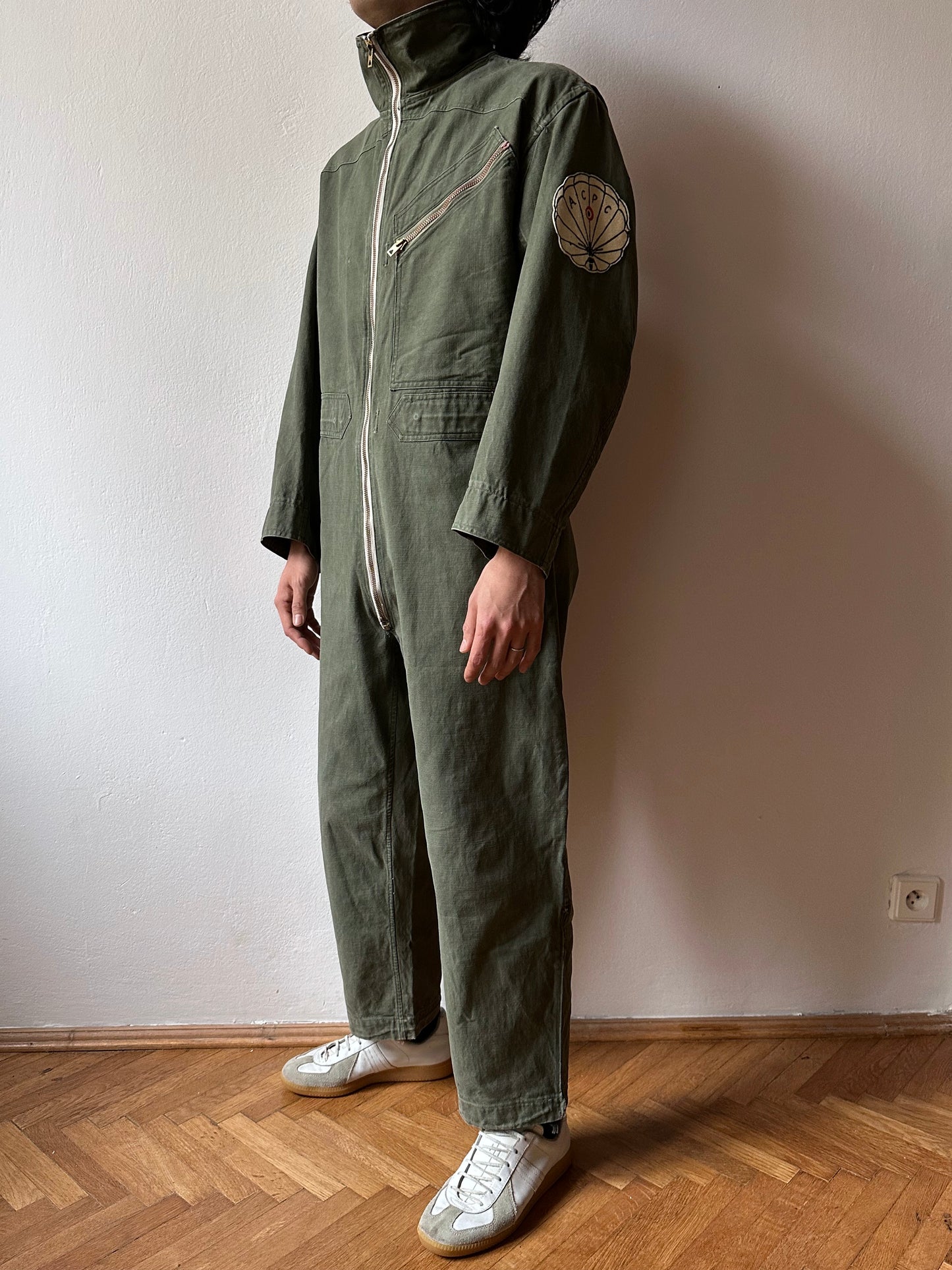 60s French air force jumpsuit