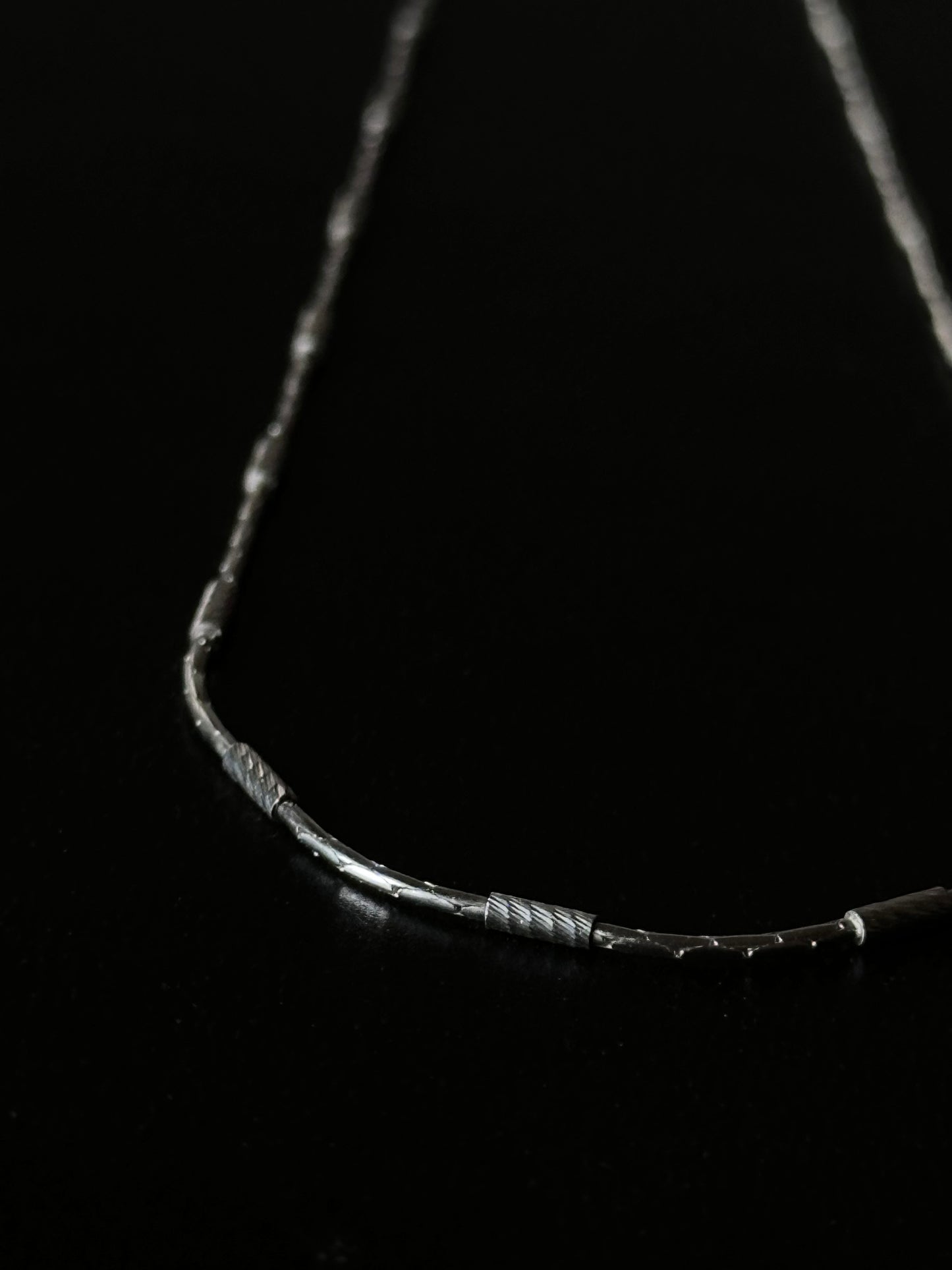 Italy 925 tiny chain necklace - offset