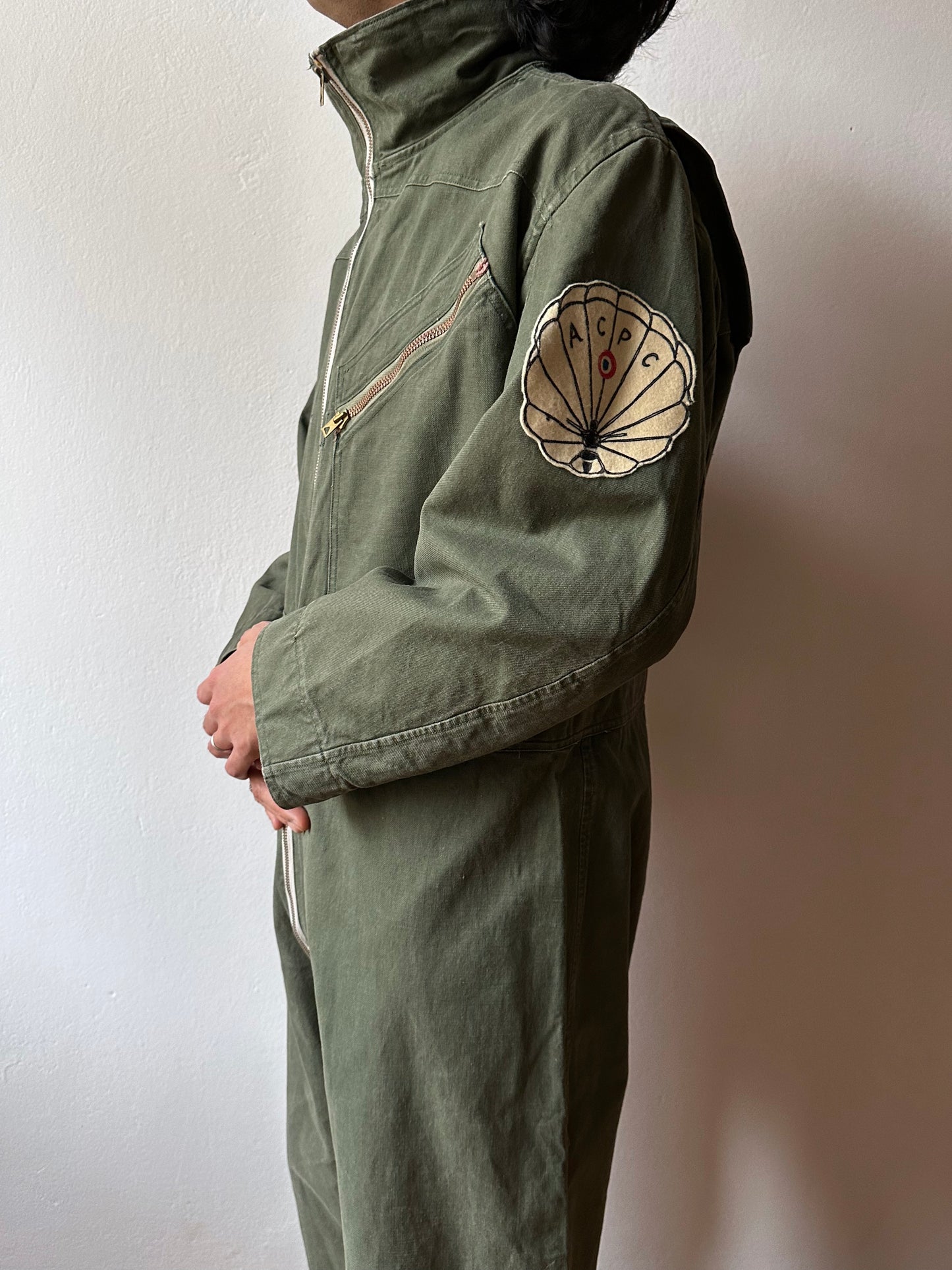 60s French air force jumpsuit