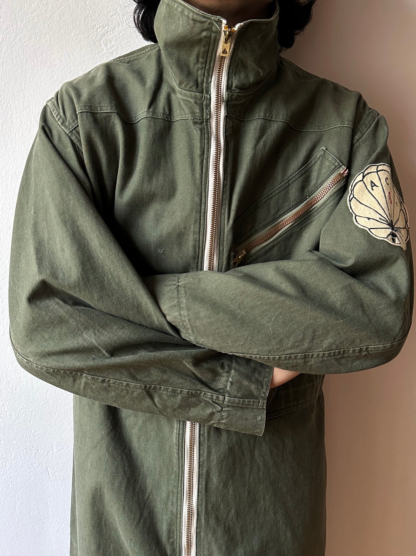60s French air force jumpsuit