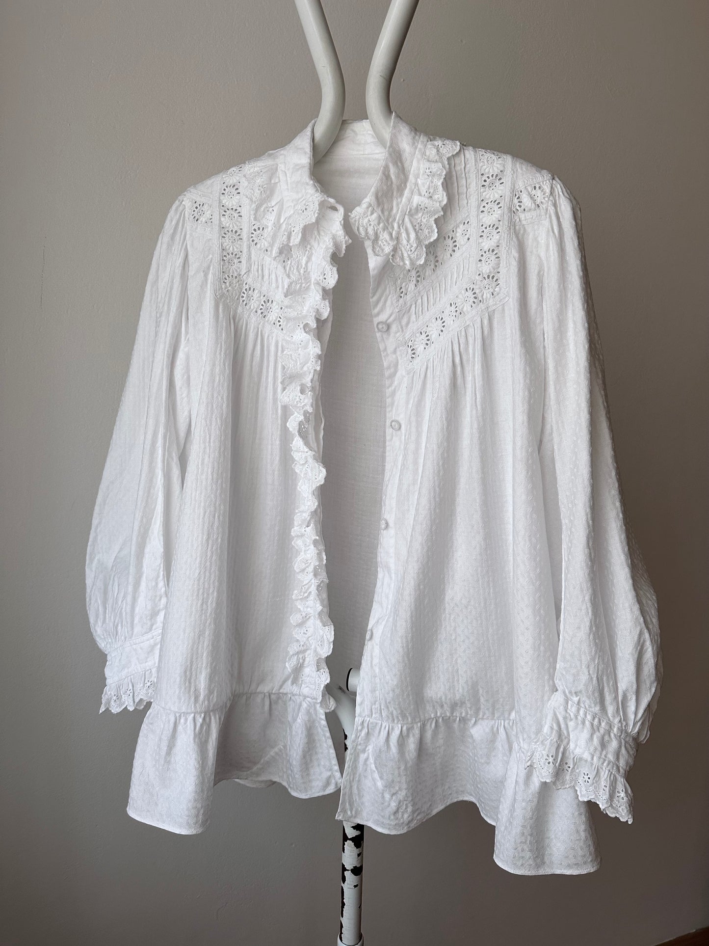 1900s German antique lace blouse