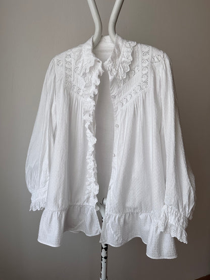 1900s German antique lace blouse