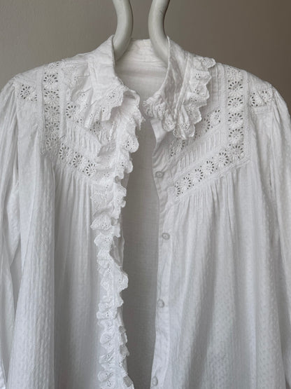 1900s German antique lace blouse