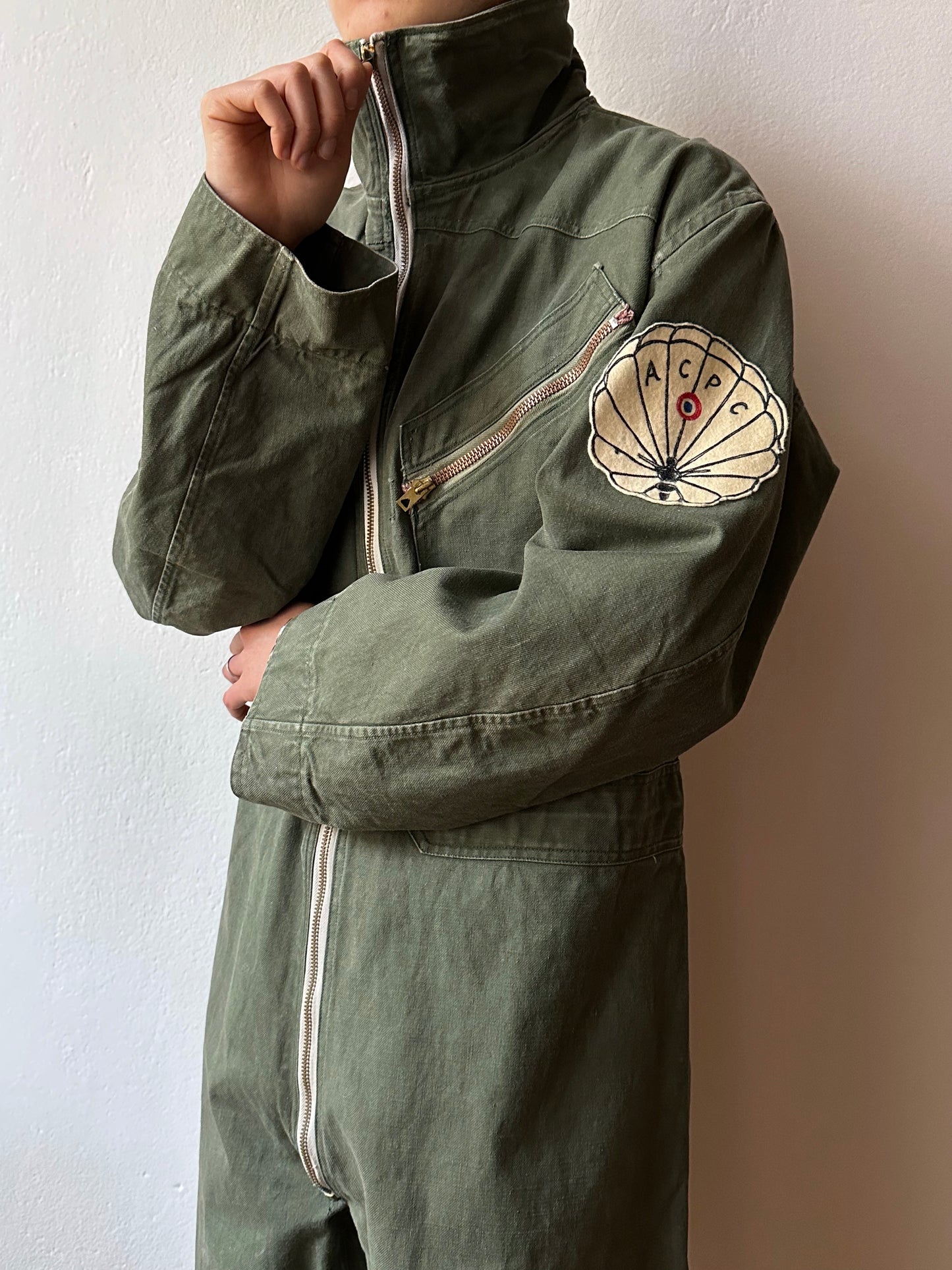 60s French air force jumpsuit