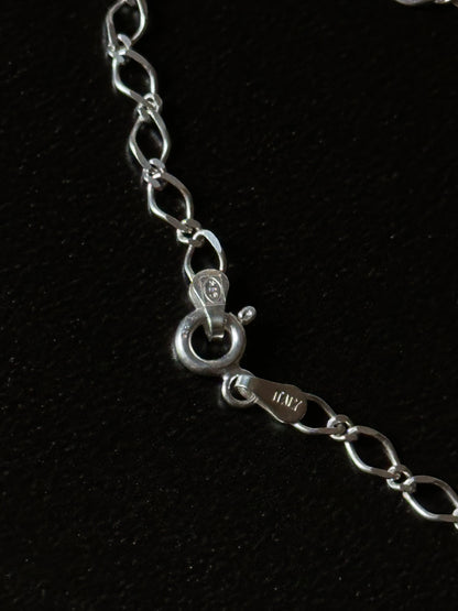Italy 925 tiny chain necklace - weavy