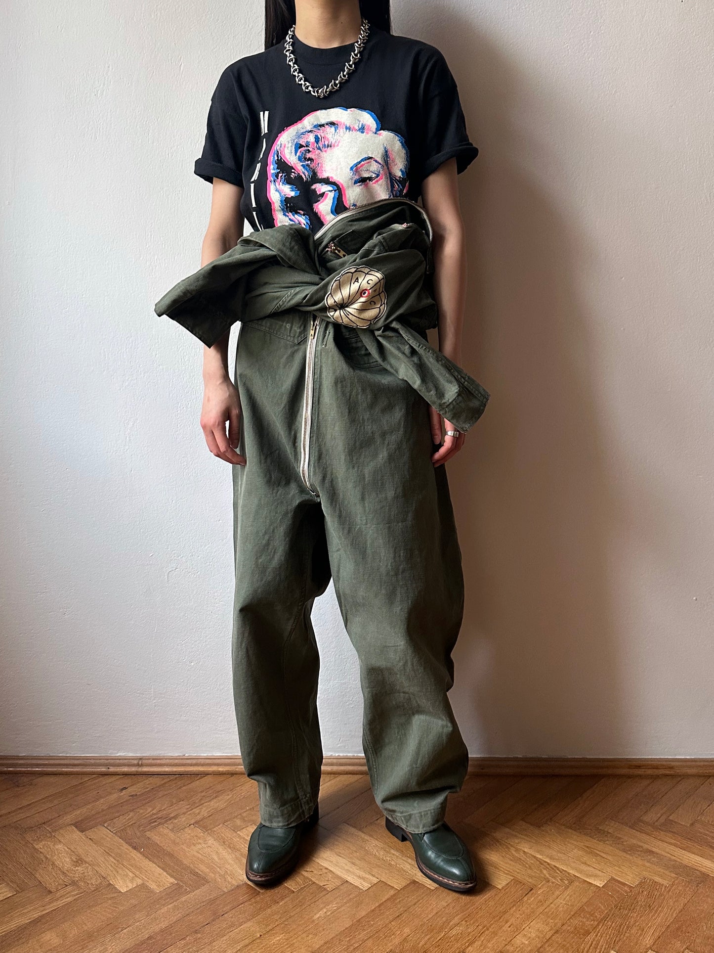 60s French air force jumpsuit