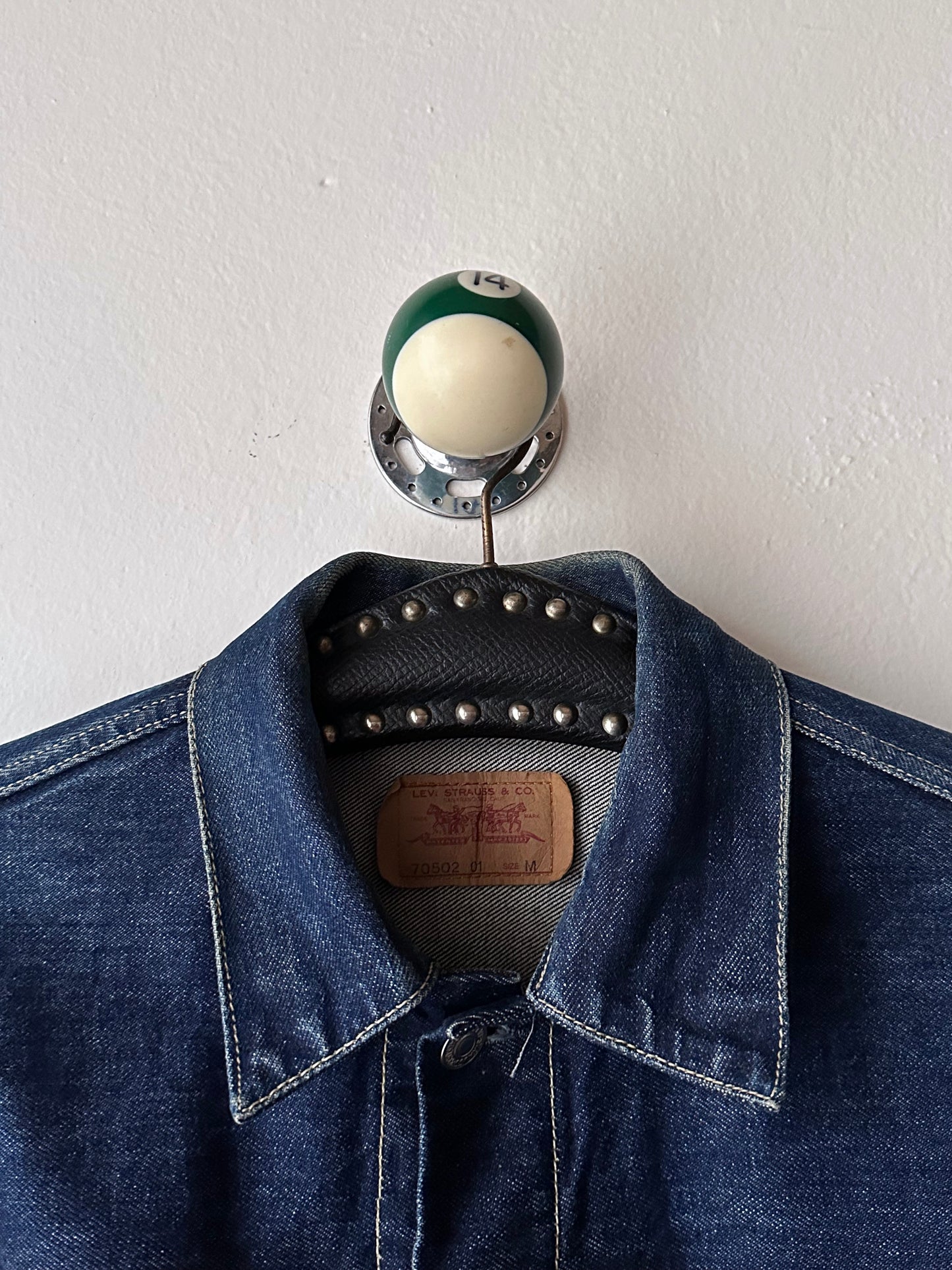 90's Levi's Italy type 2 denim jacket 507 90年代 セカンド Toto Vintage clothing store Praha Showroom totototrip Prague プラハ 古着屋 リーバイス Gジャン Denim デニム ユーロリーバイス ユーロ古着 