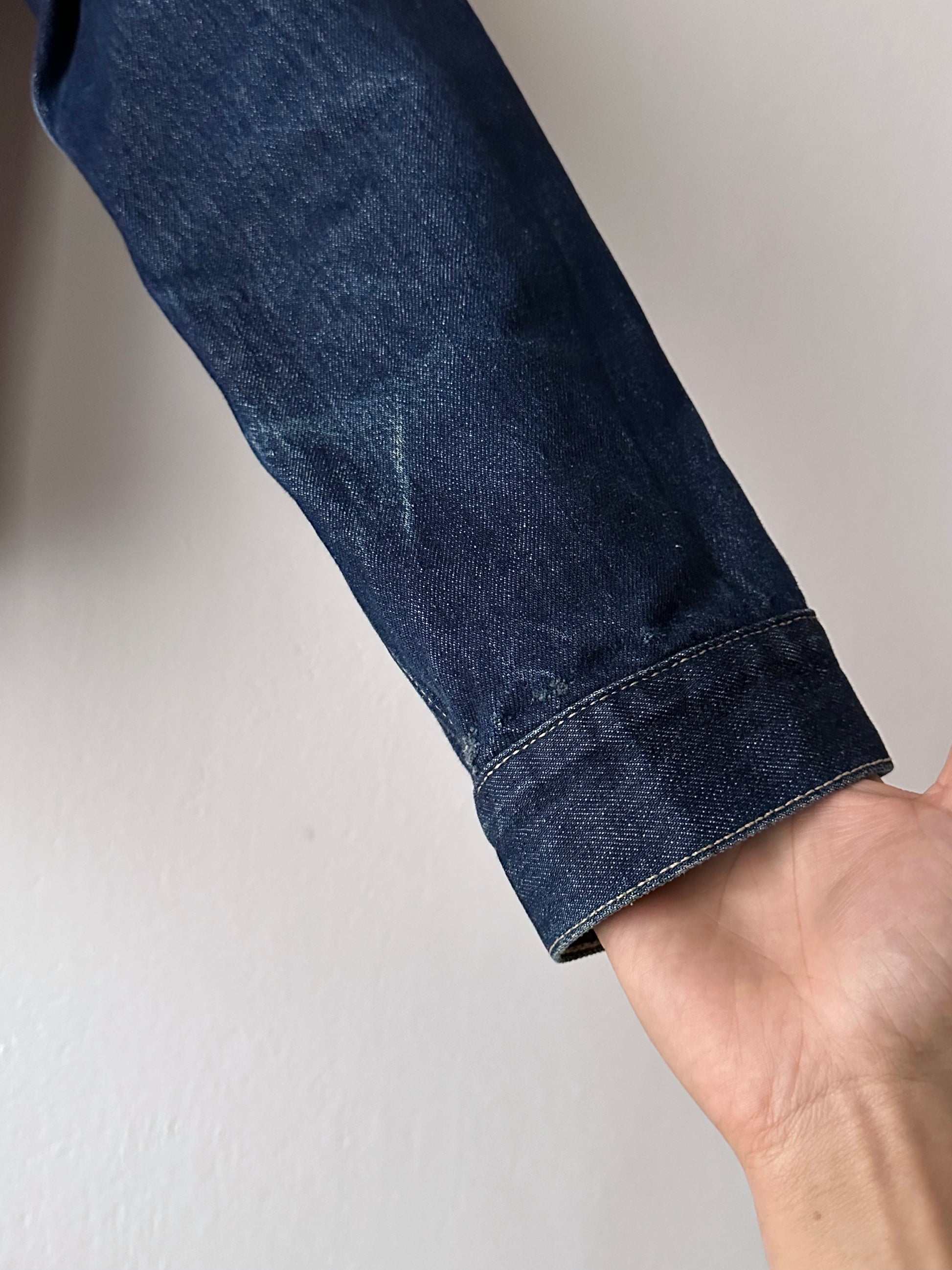 90's Levi's Italy type 2 denim jacket 507 90年代 セカンド Toto Vintage clothing store Praha Showroom totototrip Prague プラハ 古着屋 リーバイス Gジャン Denim デニム ユーロリーバイス ユーロ古着 