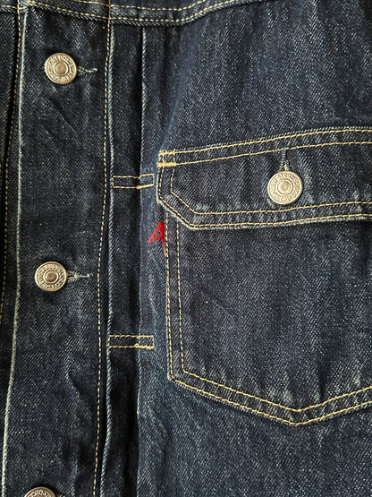 90's Levi's Italy type 2 denim jacket 507 90年代 セカンド Toto Vintage clothing store Praha Showroom totototrip Prague プラハ 古着屋 リーバイス Gジャン Denim デニム ユーロリーバイス ユーロ古着 