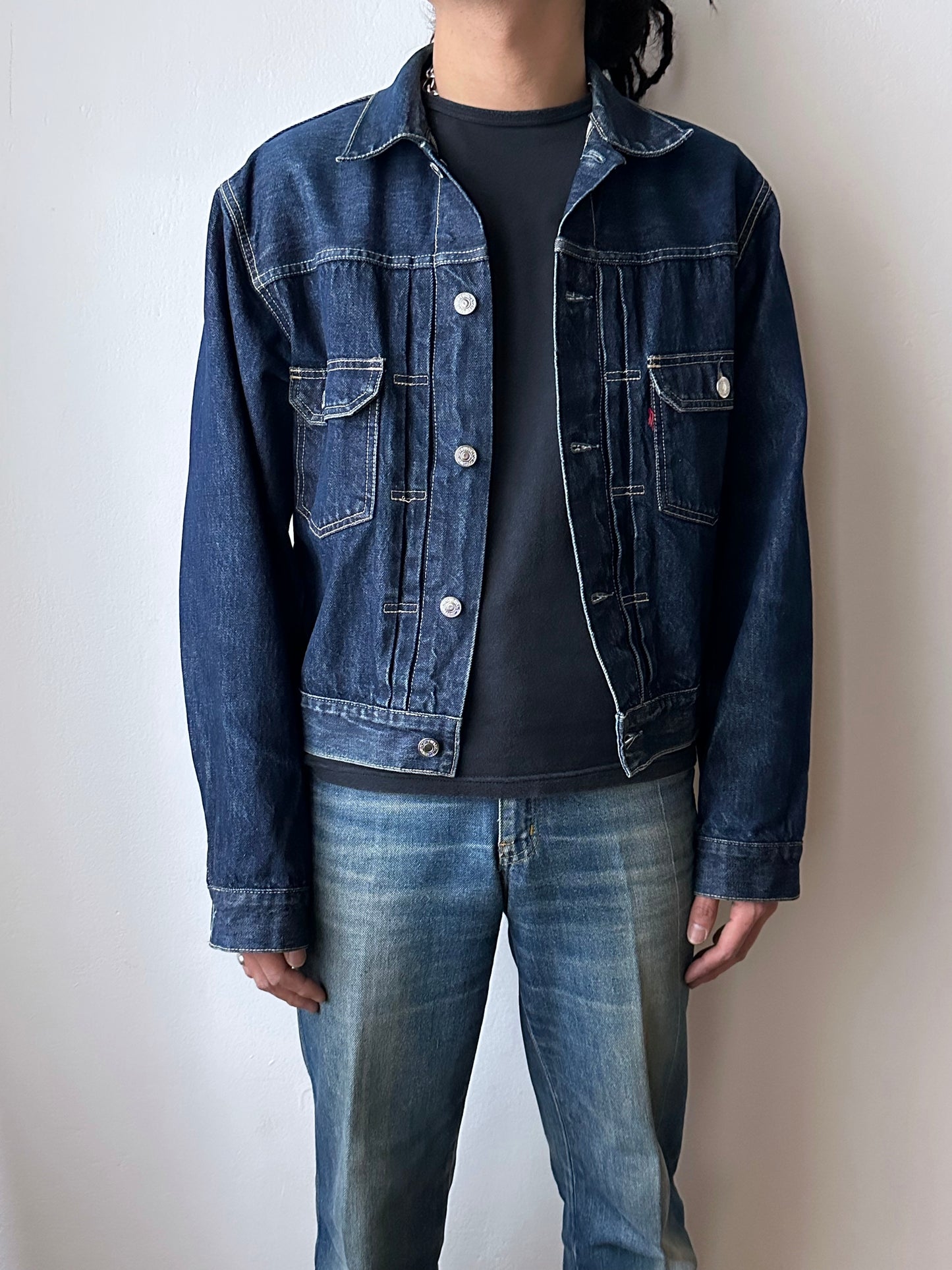 90's Levi's Italy type 2 denim jacket 507 90年代 セカンド Toto Vintage clothing store Praha Showroom totototrip Prague プラハ 古着屋 リーバイス Gジャン Denim デニム ユーロリーバイス ユーロ古着 