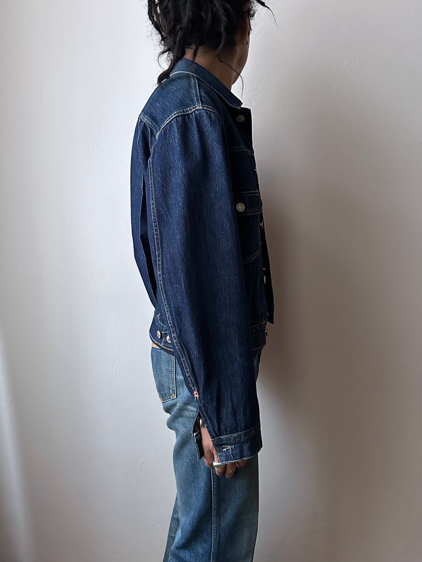 90's Levi's Italy type 2 denim jacket 507 90年代 セカンド Toto Vintage clothing store Praha Showroom totototrip Prague プラハ 古着屋 リーバイス Gジャン Denim デニム ユーロリーバイス ユーロ古着 