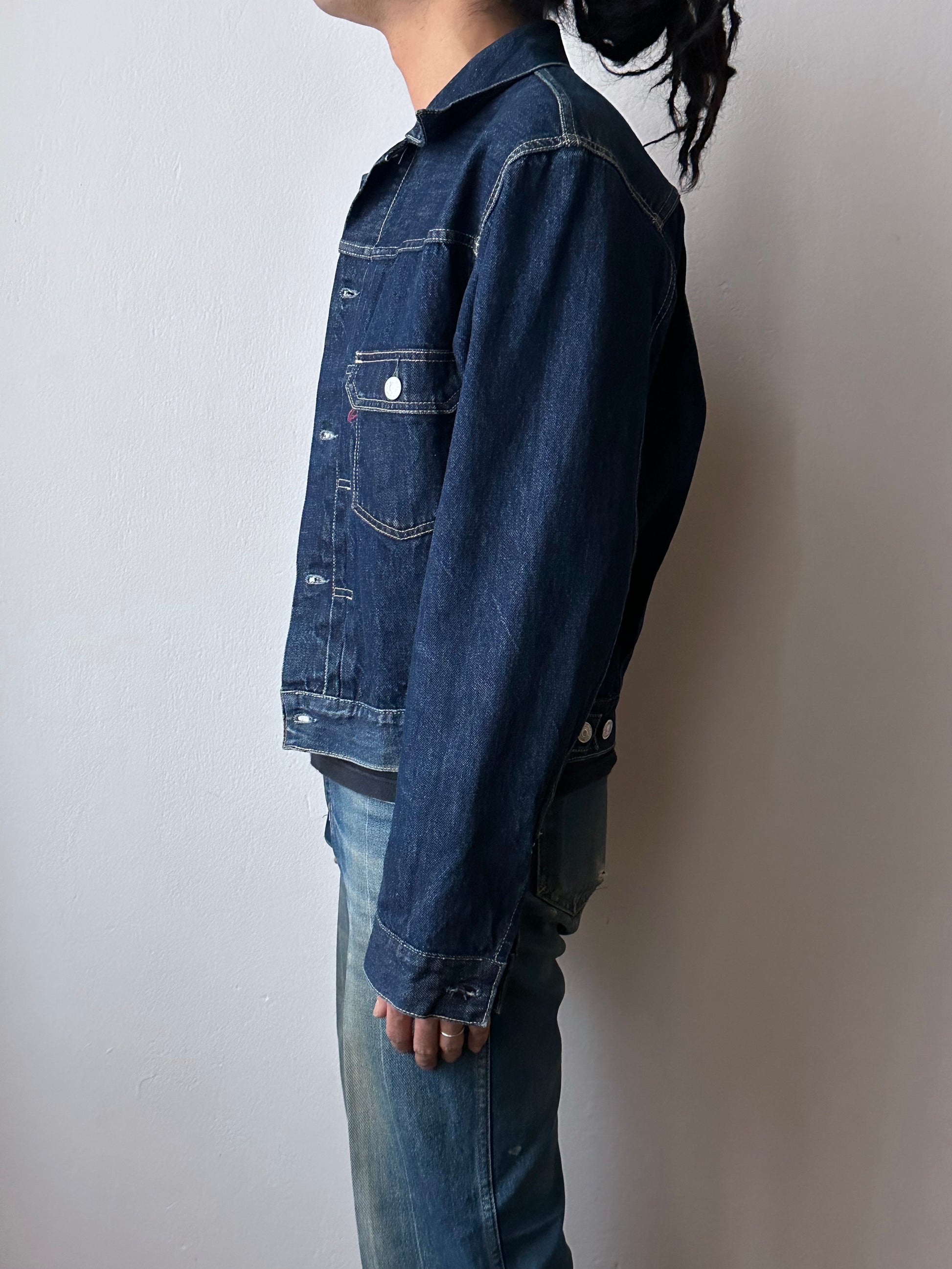 90's Levi's Italy type 2 denim jacket 507 90年代 セカンド Toto Vintage clothing store Praha Showroom totototrip Prague プラハ 古着屋 リーバイス Gジャン Denim デニム ユーロリーバイス ユーロ古着 