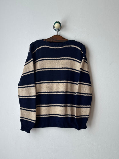 Cotton striped jumper