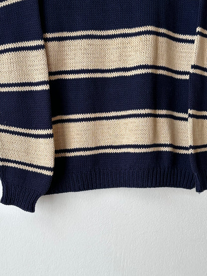 Cotton striped jumper